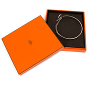 Koop en verkoop uw authentieke designer handtassen aan de beste prijs Hermès Croisette Silver Choker Necklace