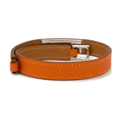 Authentic secondhand Hermès Rivale Double Tour bracelet good price safe online shopping Labellov webshop luxury brands shopping Antwerp Belgium fashion