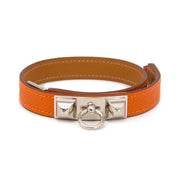 Authentic secondhand Hermès Rivale Double Tour bracelet good price safe online shopping Labellov webshop luxury brands shopping Antwerp Belgium fashion