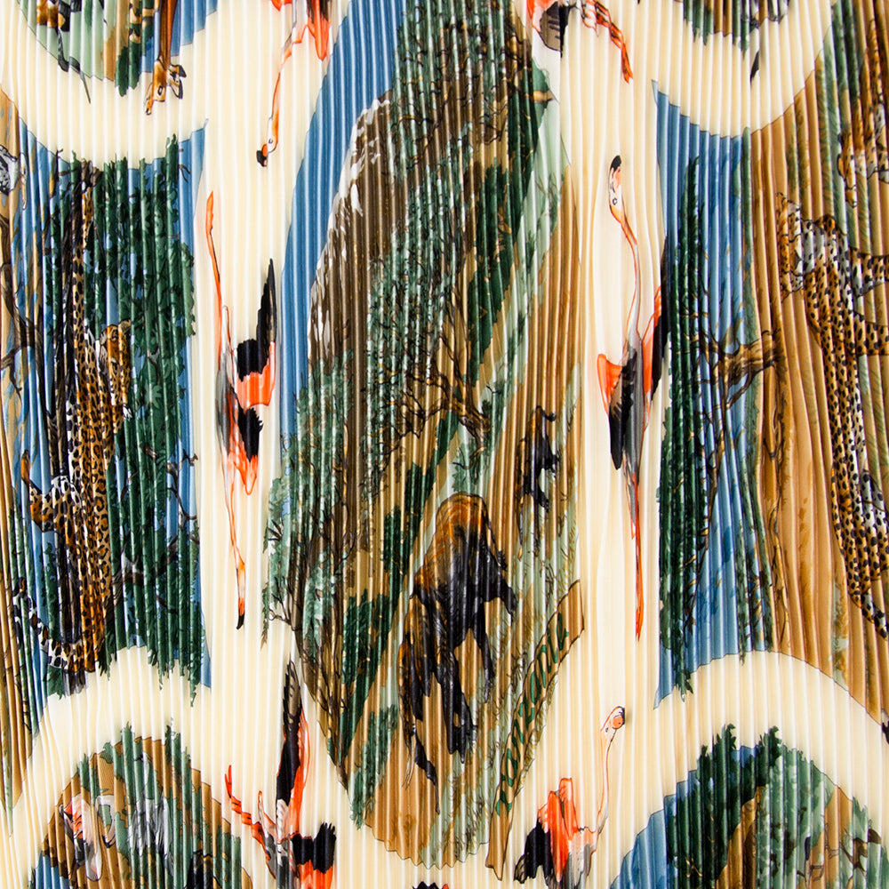 Hermès Carré Plissé "Tanzanie"