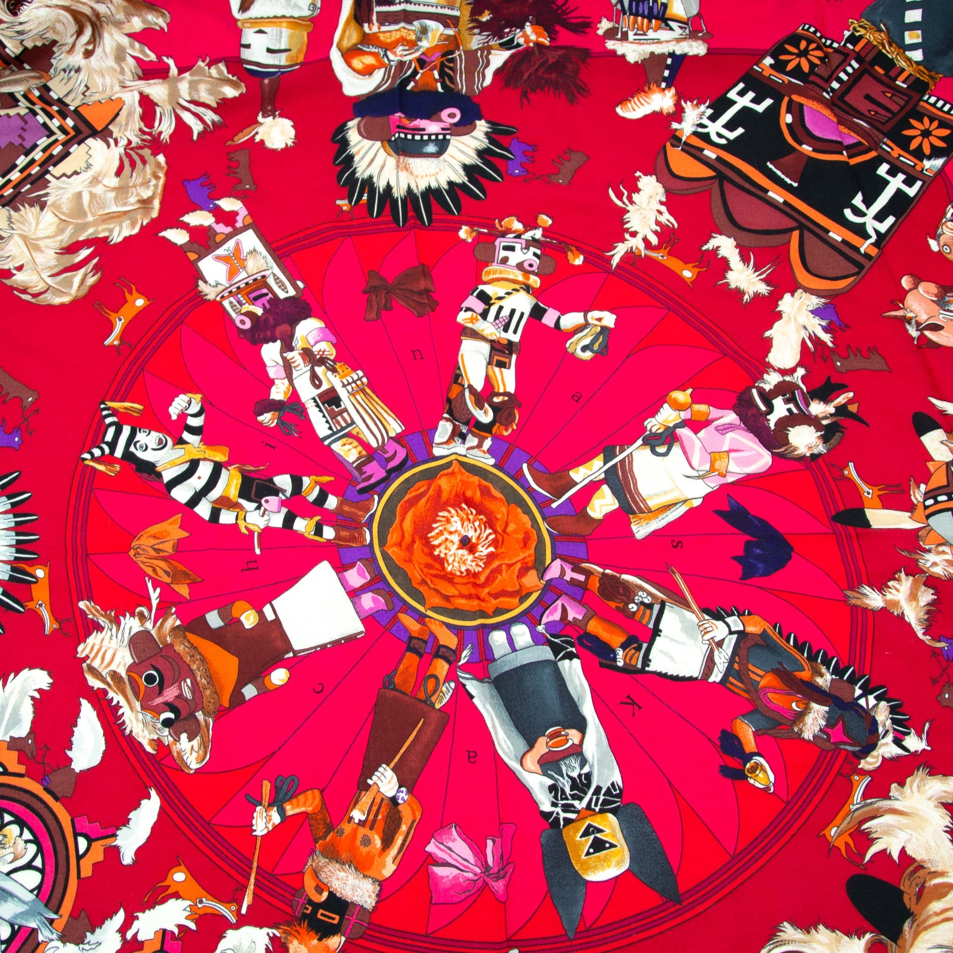 koop veilig online jou tweedehands Hermès Paris Carré XL Cashmere & Silk Scarf