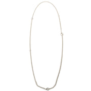 Hermès Sautoir Agora PM Silver Necklace now for sale at labellov vintage fashion webshop belgium