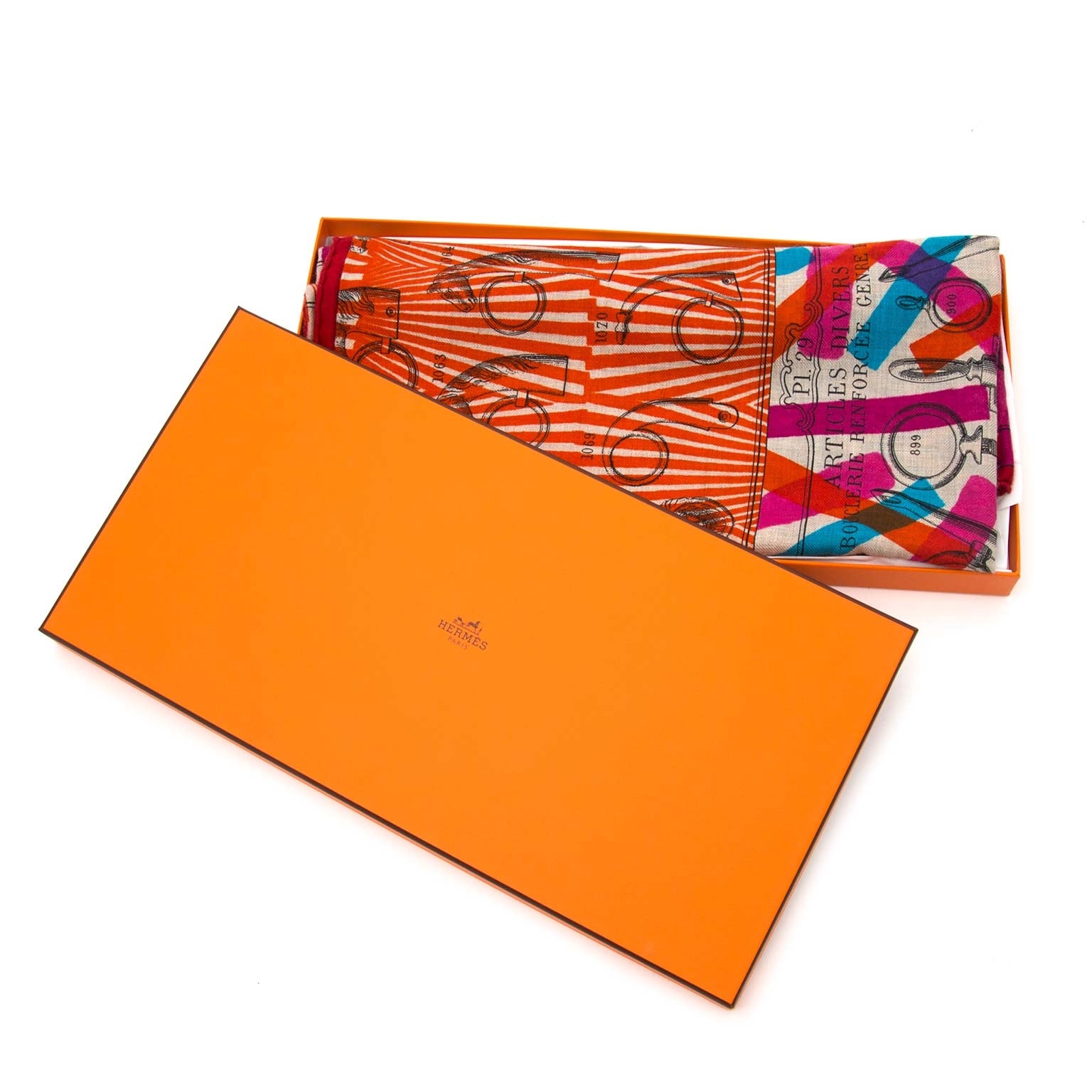 shop safe online your secondhand Hermès Paris Carré 'Etriers' XL Cashmere & Silk Scarf