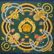 Hermès carré foulard silk kosmima by julia abadne now online at labellov.com for the best price
