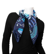 Hermès 'Le Laboratoire Du Temps' Silk Scarf now online at labellov.com at the best price.