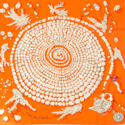 Secondhand Hermes Scarf Foulard Carre 'Rêve de corail' for the best price online available on Labellov