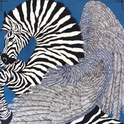 Hermes carre silk clic 'zebra pegasus' shop safe online webshop Labellov secondhand vintage