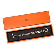 Buy safe and secure online at labellov.com Hermès Silver Link Toggle Bracelet
