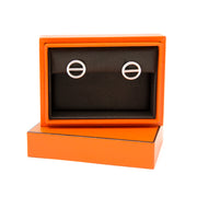 Authentic Hermes Silver Earrings