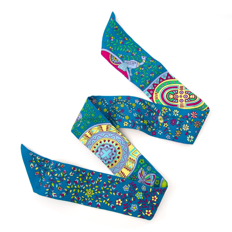 shop safe online at the best price Hermes Turquoise Twilly like new