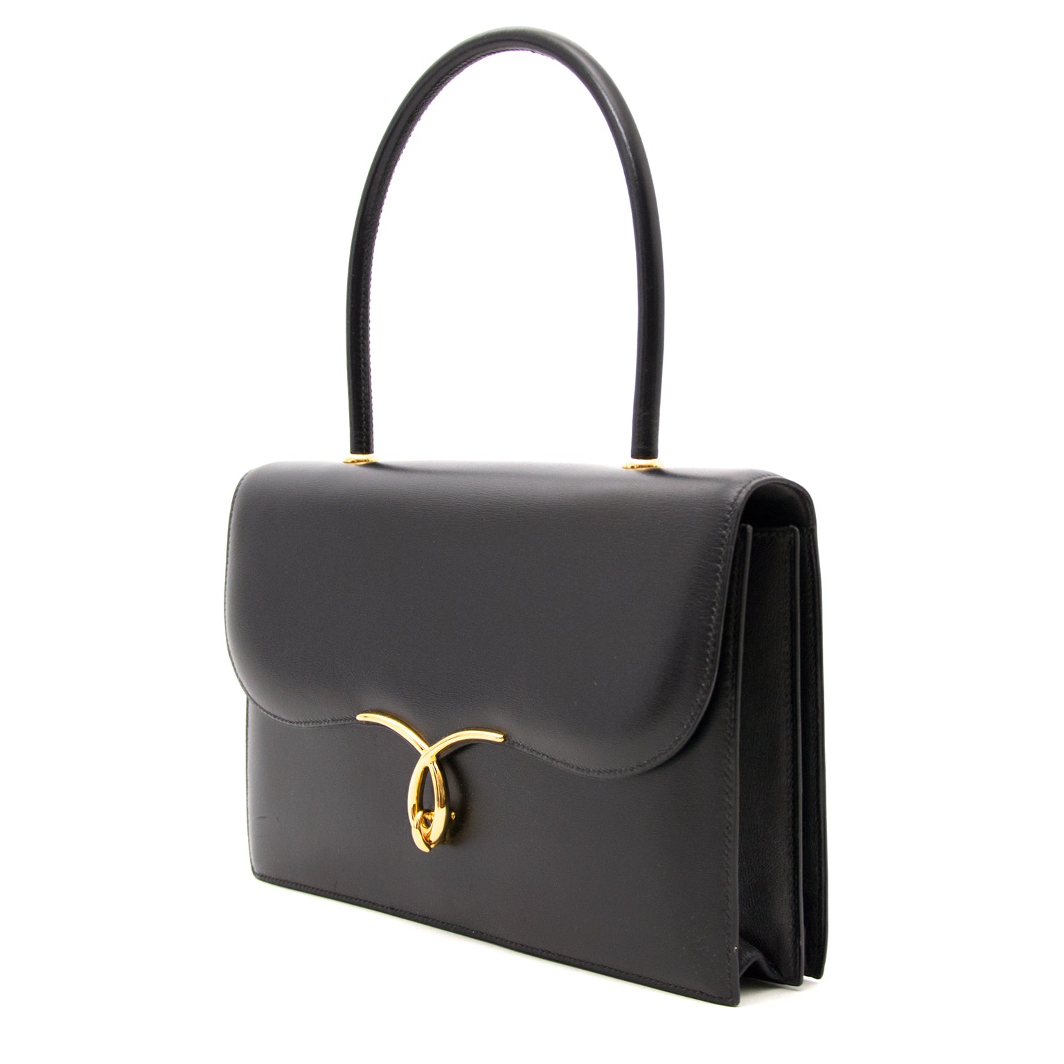Acheter en ligne chez labellov.com pour le meilleur prix hermes vintage black sac a epole