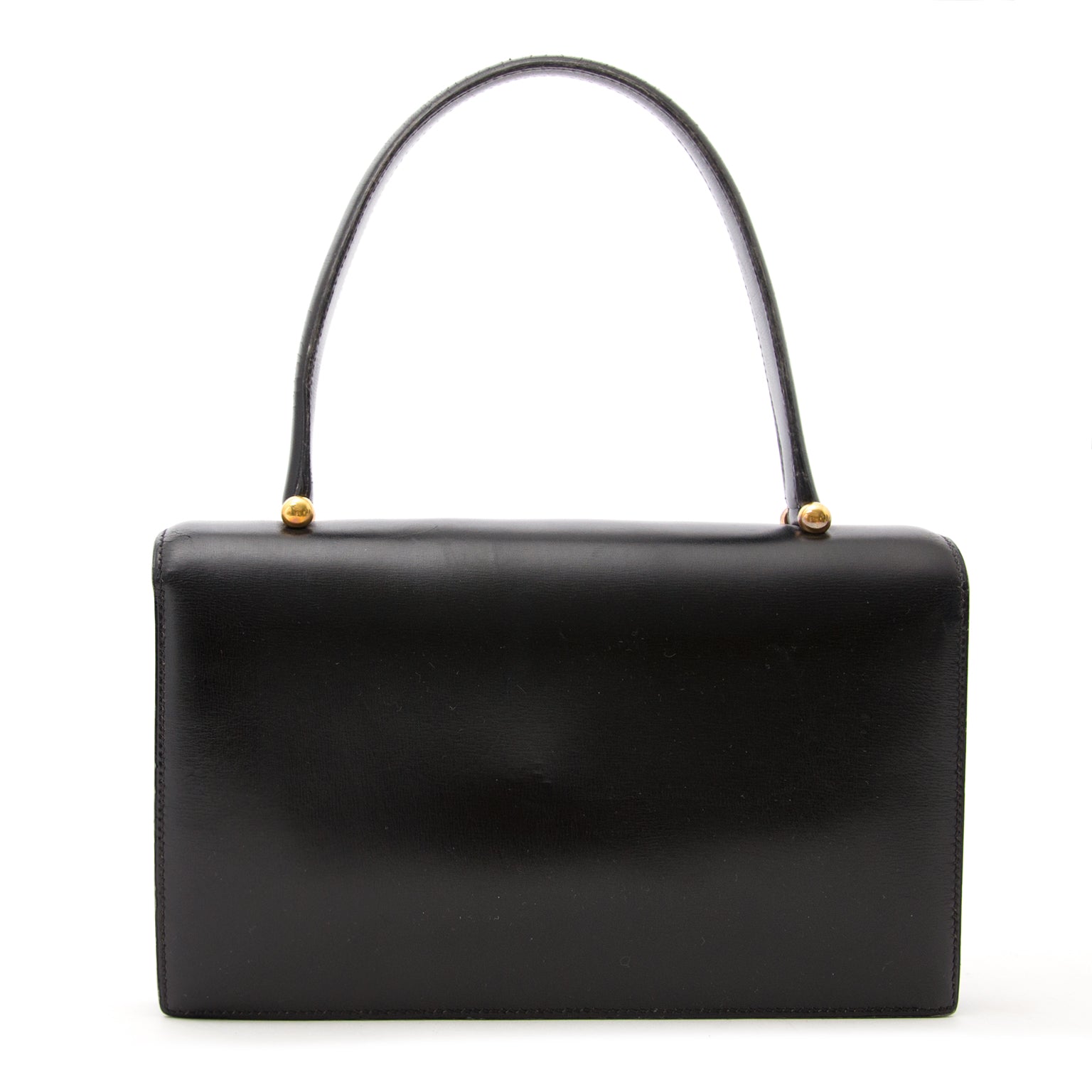 Hermès Black collector "bouttonière" bag