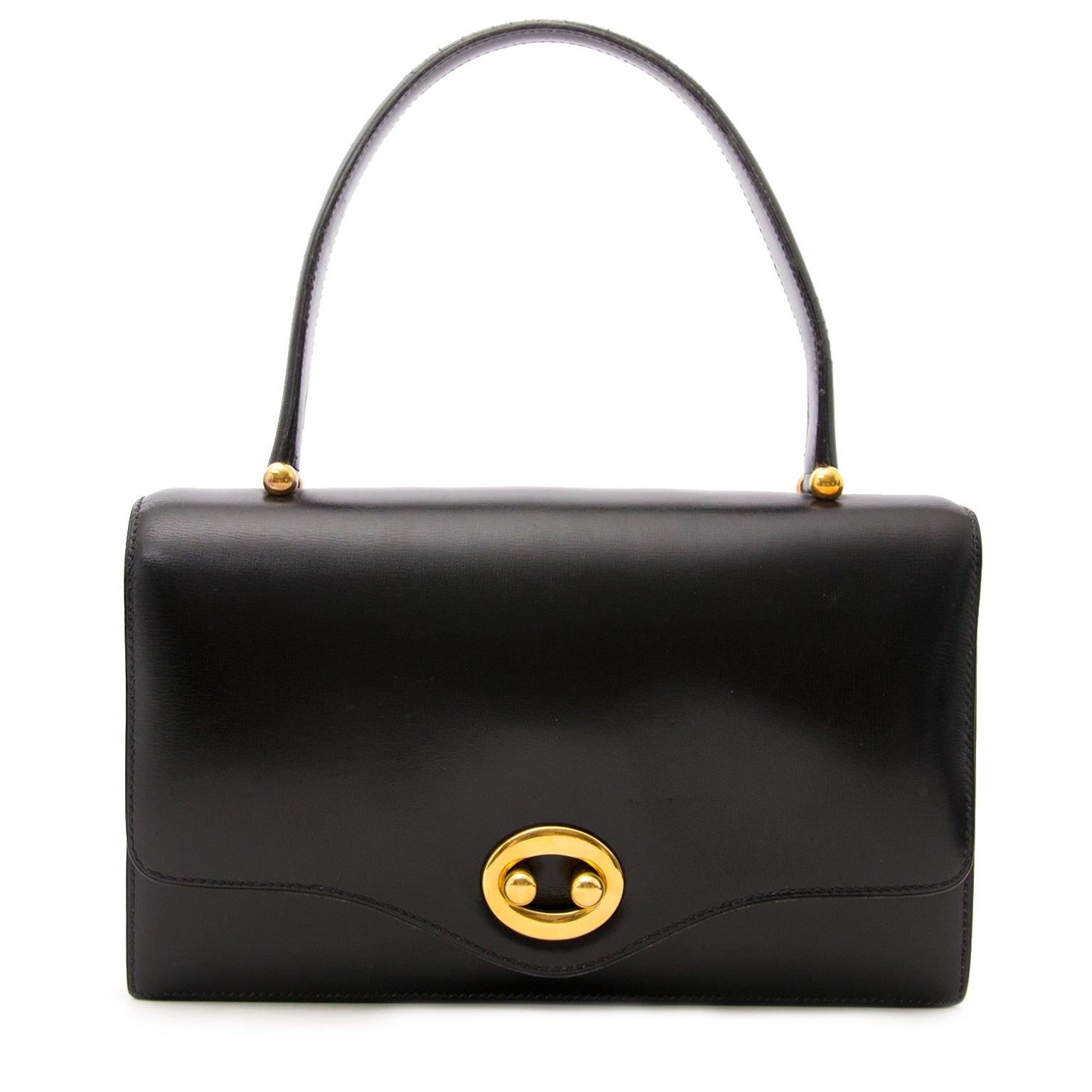 Hermès Black collector "bouttonière" bag