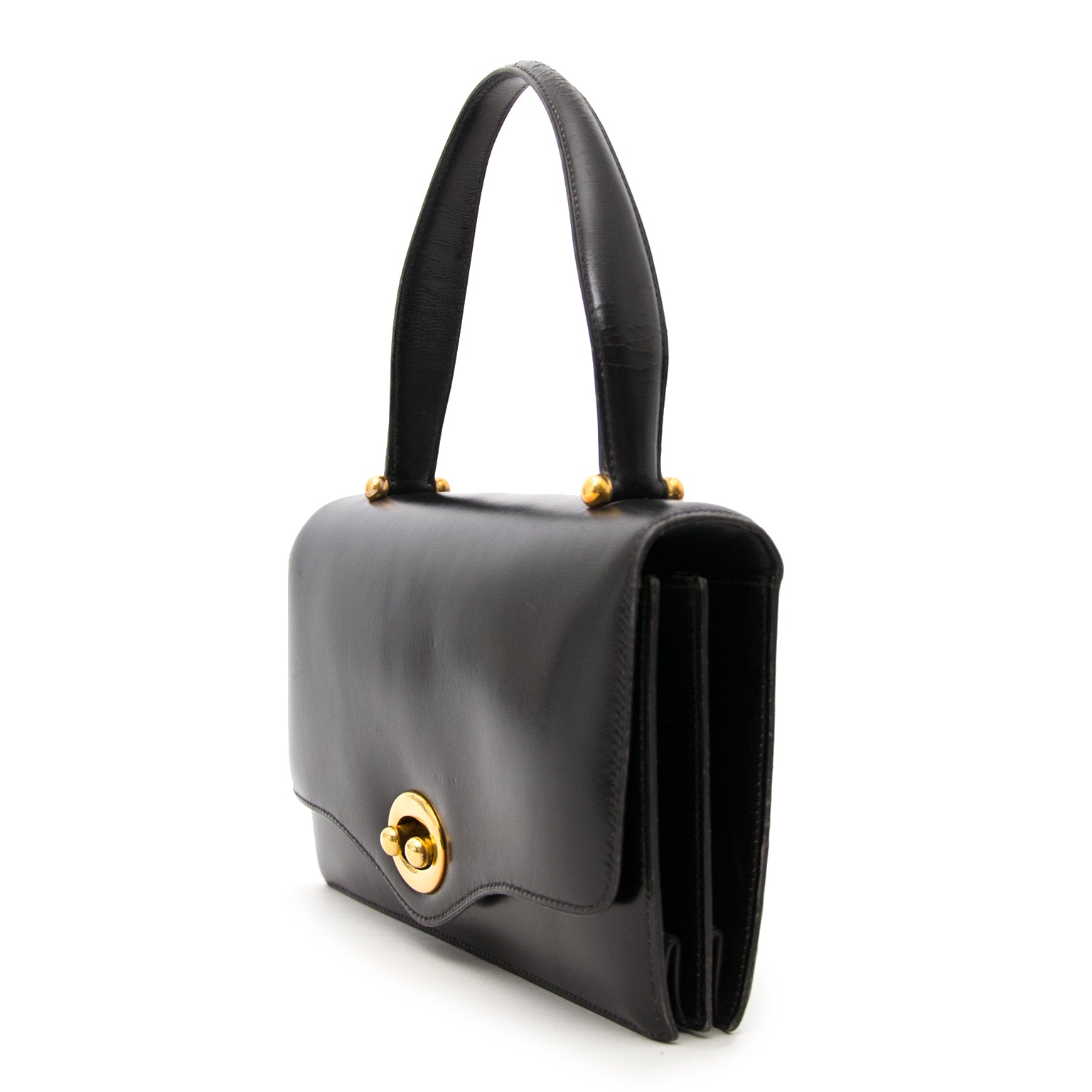 Hermès Black collector "bouttonière" bag