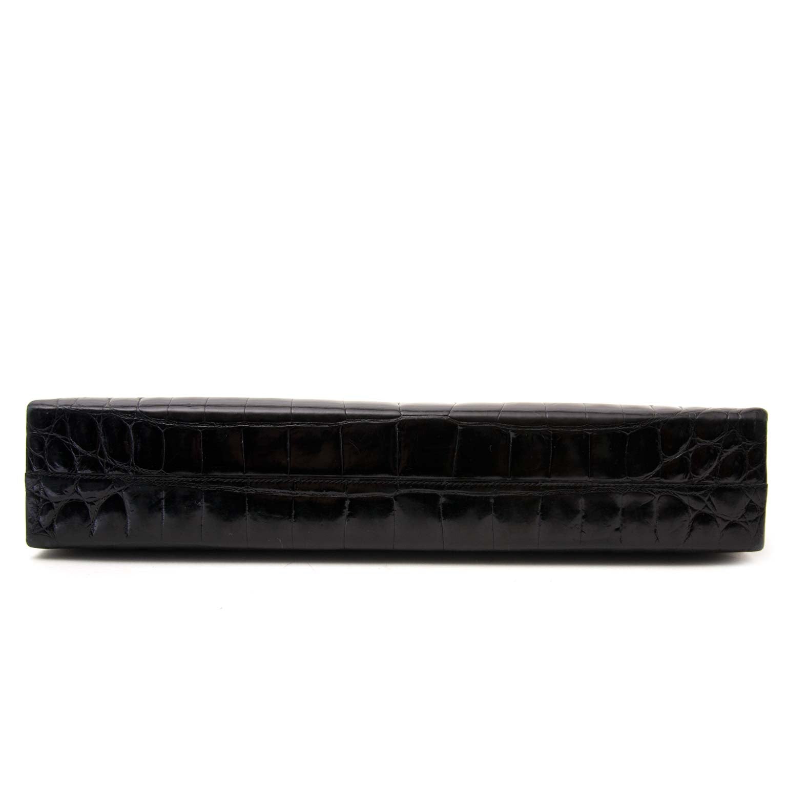 acheter en ligne ou boutique seconde main sac a epaule Delvaux Vintage Black Evening Bag