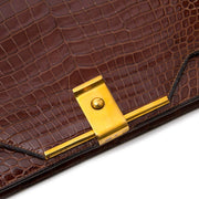 shop safe online your secondhand skip the waitinglist get your hands on this Hermes Vintage Croco Shoulder Bag worldwide shipping