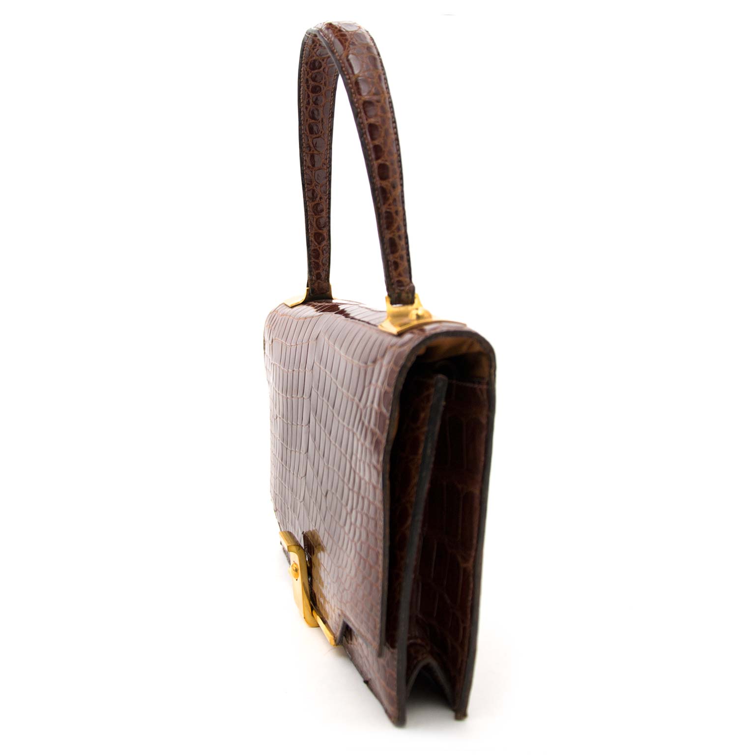 shop safe online your secondhand Hermes Vintage Croco Shoulder Bag