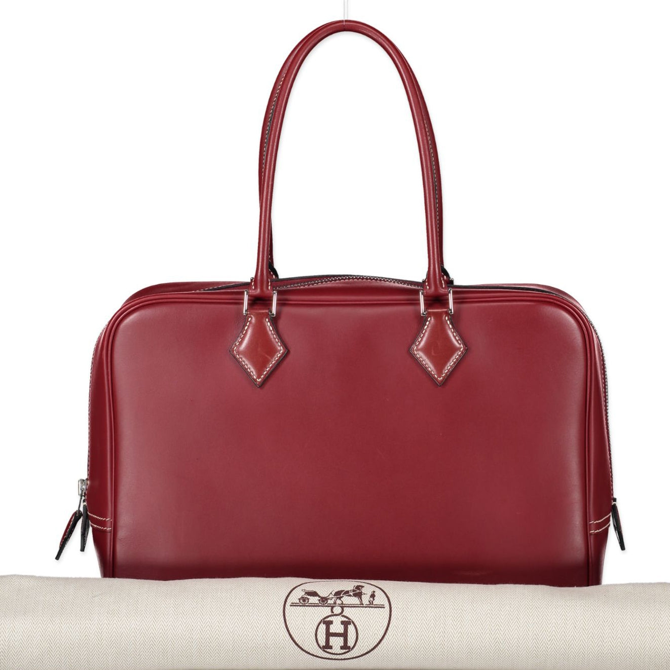 Hermès Burgundy Porte-Documents Plume Doc II