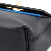 Hermès 24/24 21 Multicolor Bleu Nuit Swift Permabrass Limited Edition