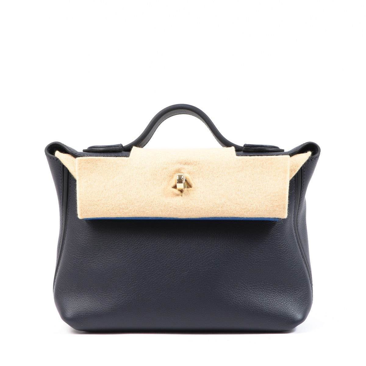 Hermès 24/24 21 Multicolor Bleu Nuit Swift Permabrass