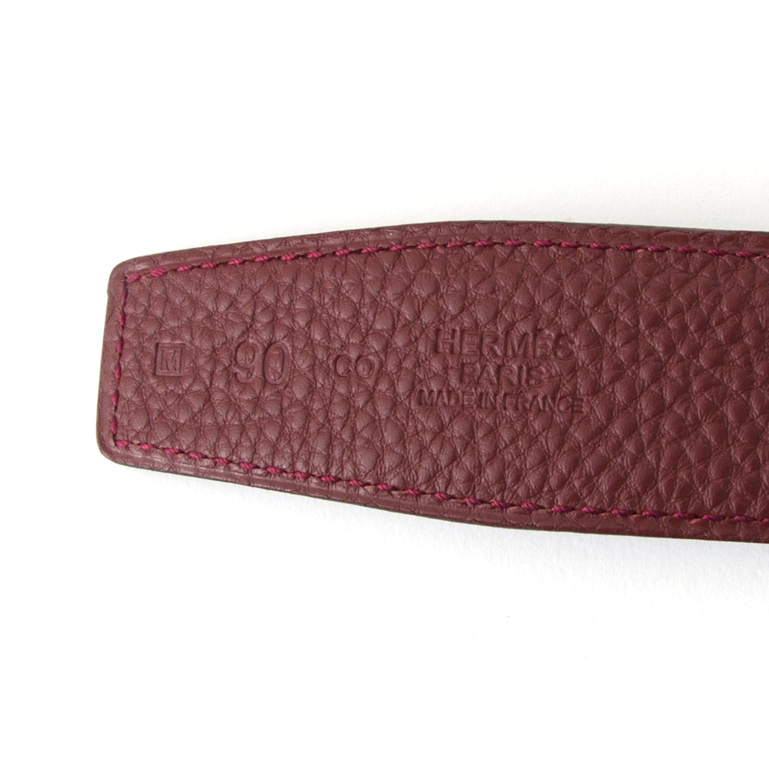 koop veilig online Hermès Reversible Bordeaux Blue Belt aan de beste prijs online webshop labellov.Com