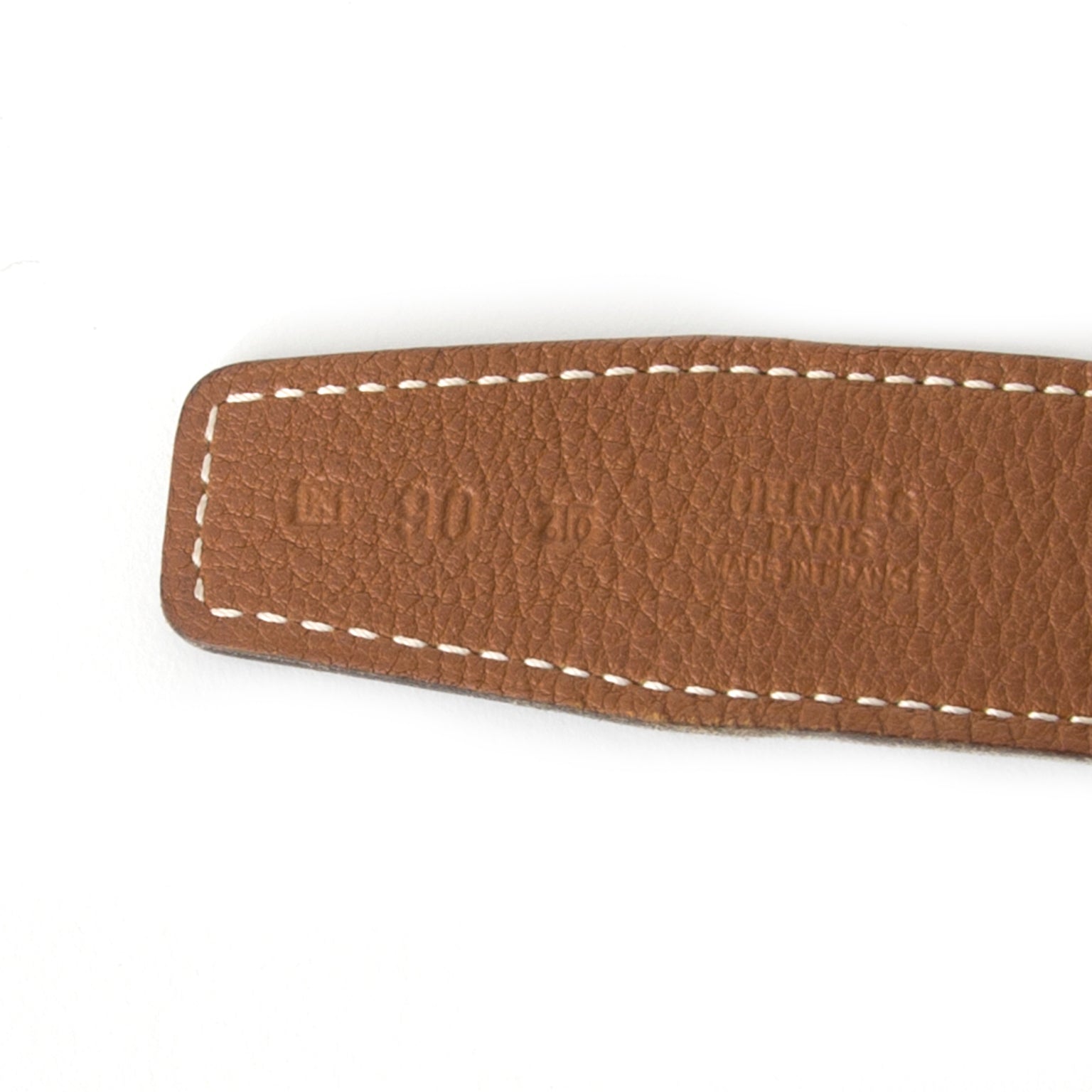 acheter en ligne secondemain centure Hermès Reversible Camel Black Belt pour le meilleu prix