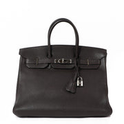 Hermès Birkin 35 Ebene Togo Palladium Hardware