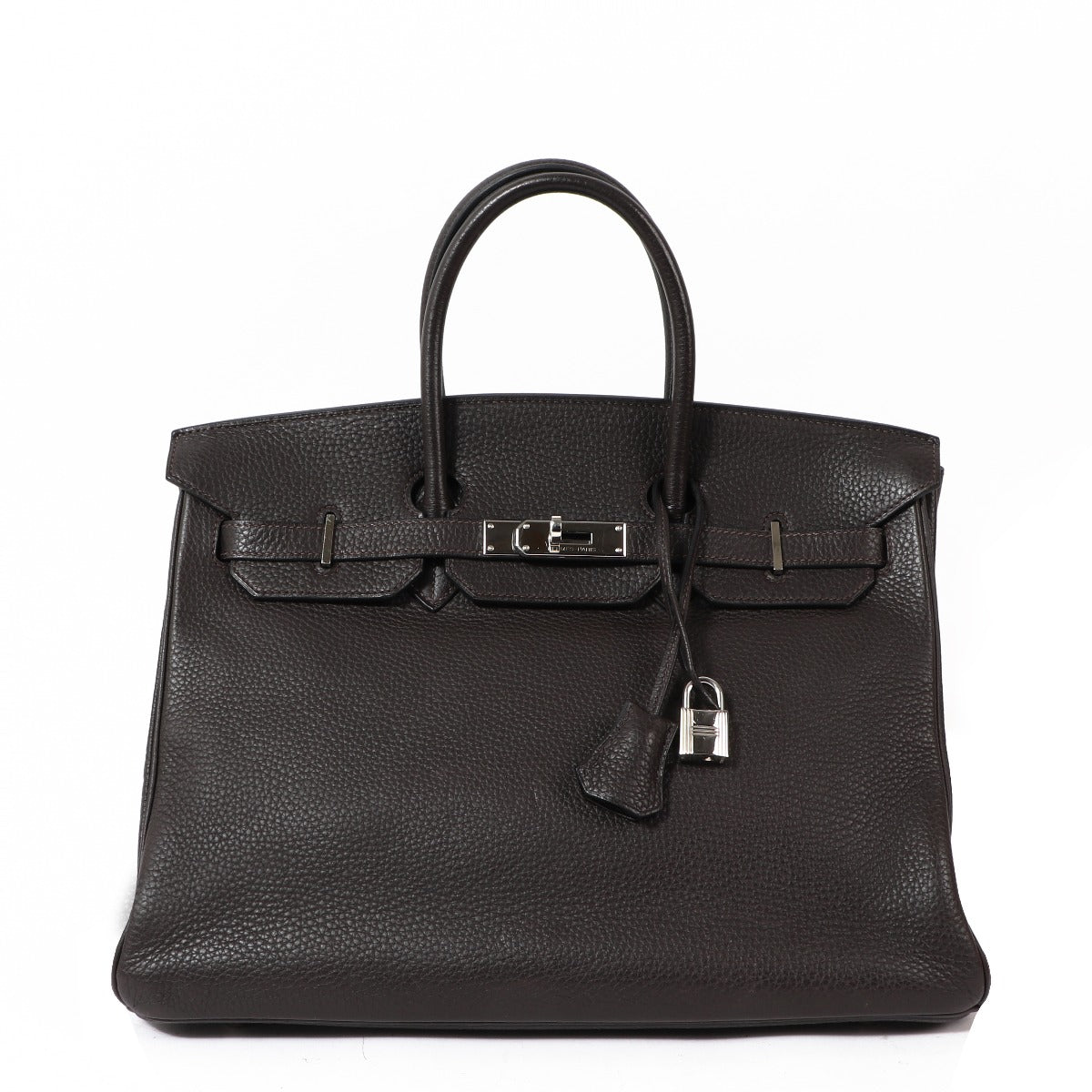 Hermès Birkin 35 Ebene Togo Palladium Hardware