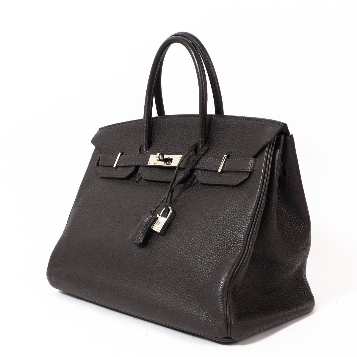Hermès Birkin 35 Ebene Togo Palladium Hardware
