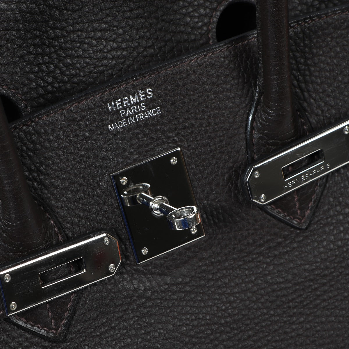 hermes birkin 35 togo logo stamp detail