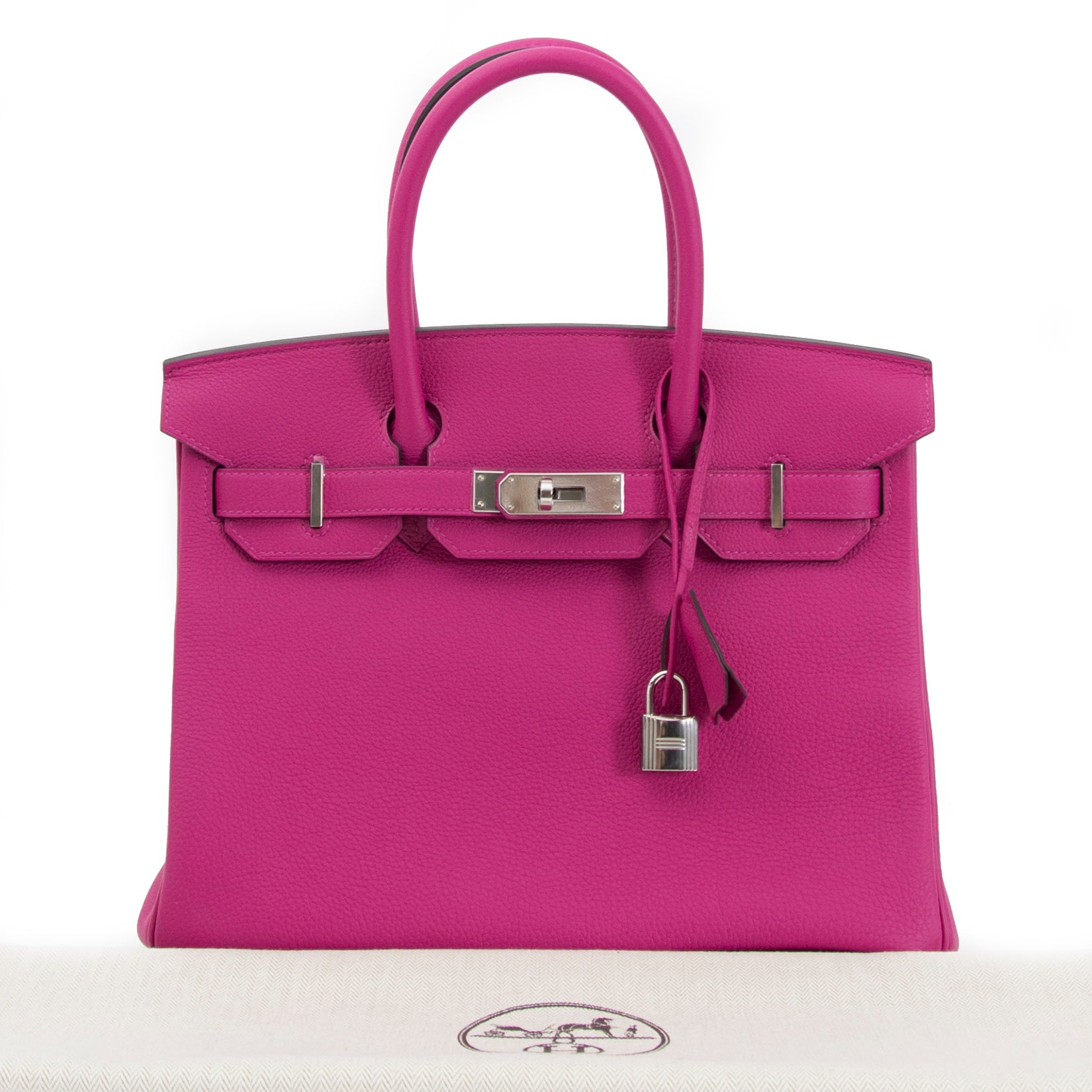 * NEVER USED* Hermès Birkin 30cm veau togo Rose Pourpre PHW