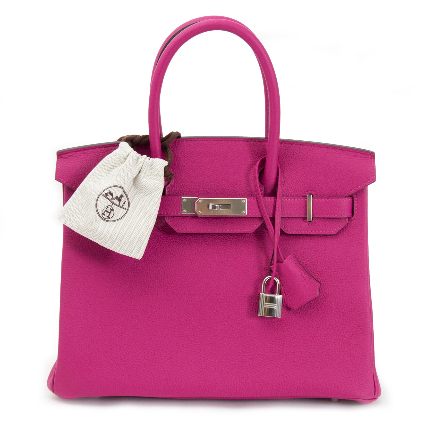* NEVER USED* Hermès Birkin 30cm veau togo Rose Pourpre PHW