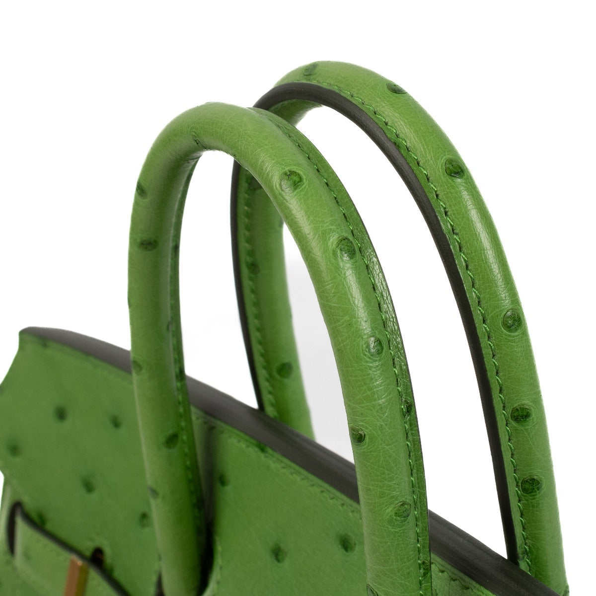 Hermès Birkin 25 Vert Yucca Autruche GHW