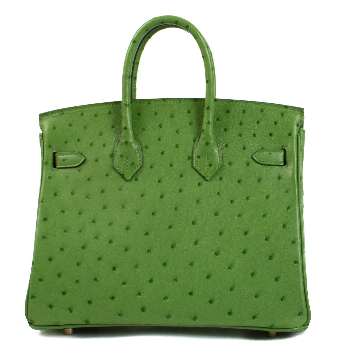 Brand new store fresh Hermès Birkin 25 Vert Yucca Ostrich GHW on www.labellov.com
