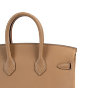 Hermès Birkin 25 Limited Edition In & Out Swift Biscuit PHW
