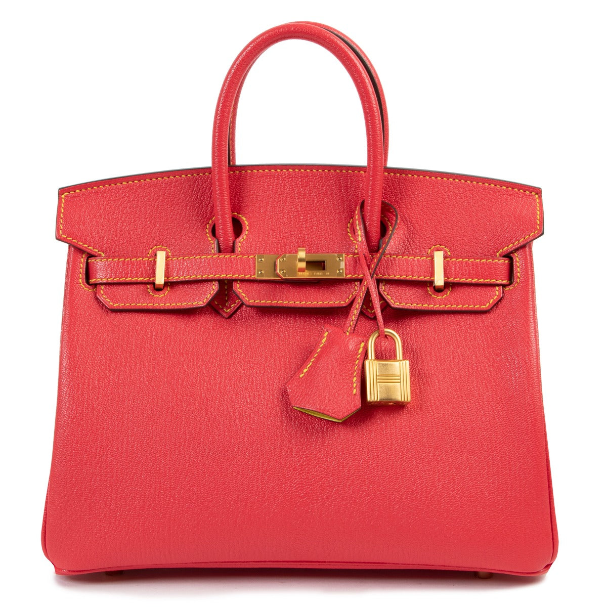 Hermès Birkin 25 HHS Lime/Bougainvillier Chevre Mysore GHW