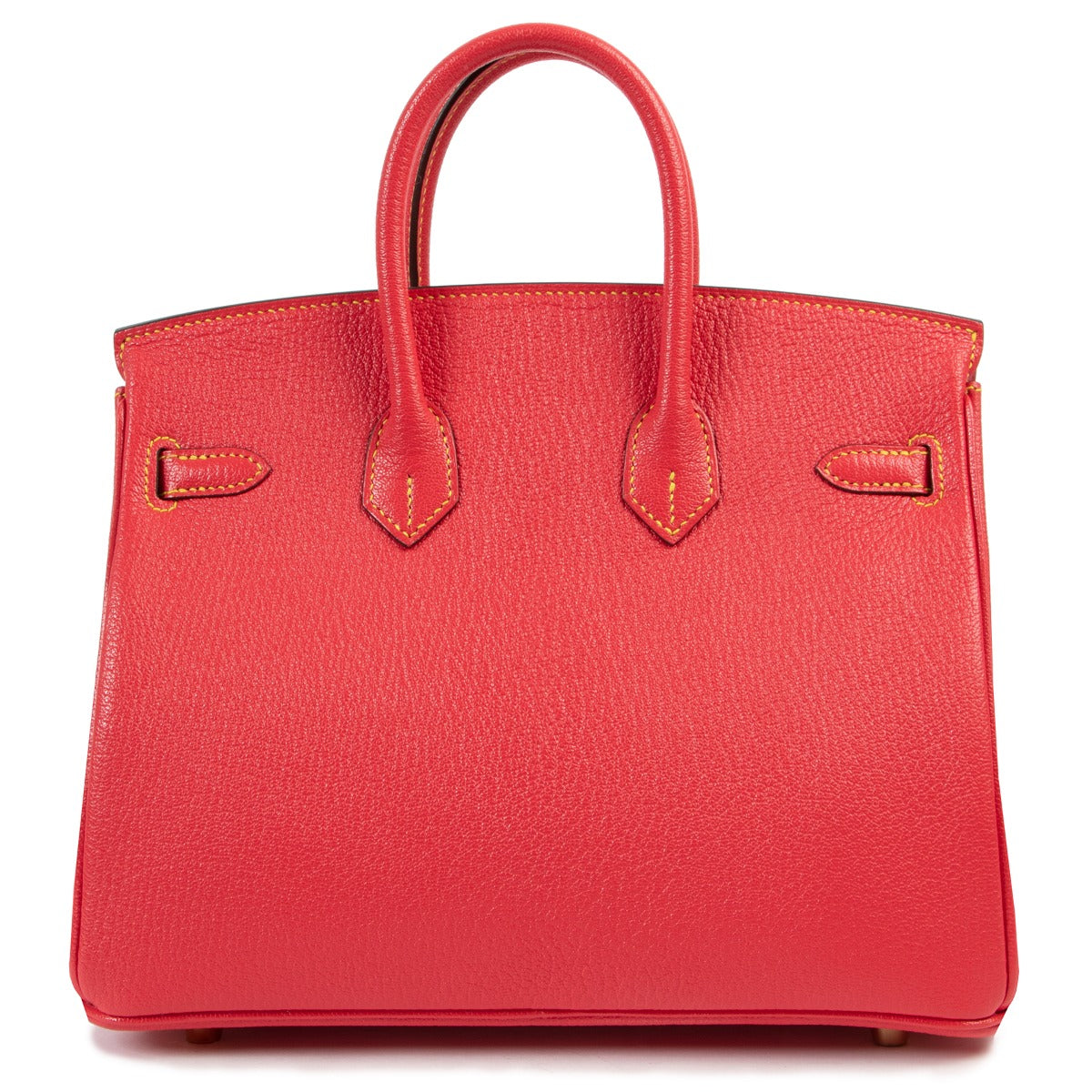 Hermès Birkin 25 Horseshoe Lime/Bougainvillier Chevre Mysore GHW