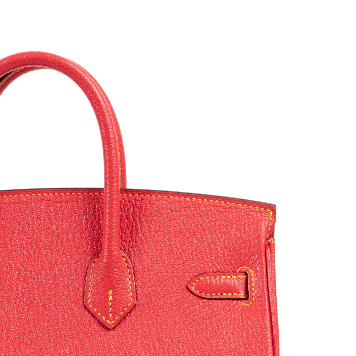 Hermès Birkin 25 Horseshoe Lime/Bougainvillier Chevre Mysore GHW