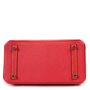 Hermès Birkin 25 Horseshoe Lime/Bougainvillier Chevre Mysore GHW