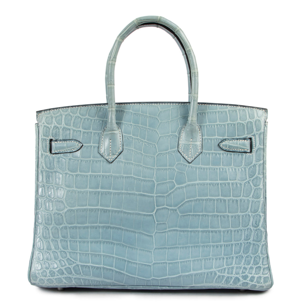 Hermès Birkin 30 Bleu Ciel Croco Niloticus PHW