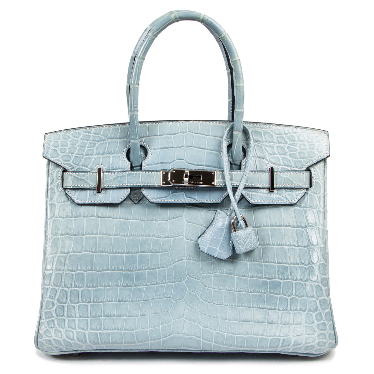 Hermès Birkin 25 Bleu Ciel Croco Niloticus PHW aan de beste prijs bij Labellov tweedehands luxe