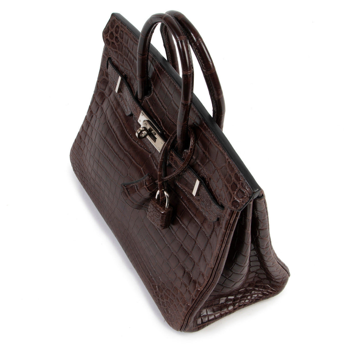 Hermès Birkin Croco 25 Niloticus Havane 100% authentic