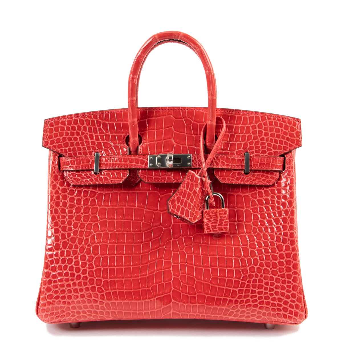Hermes Birkin 25 Bourgainvillier Krokodil Porosus Lisse PHW