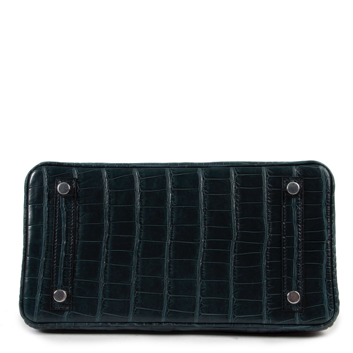 Hermès Birkin 25 Vert Rousseau Mat Alligator Mississippi PHW