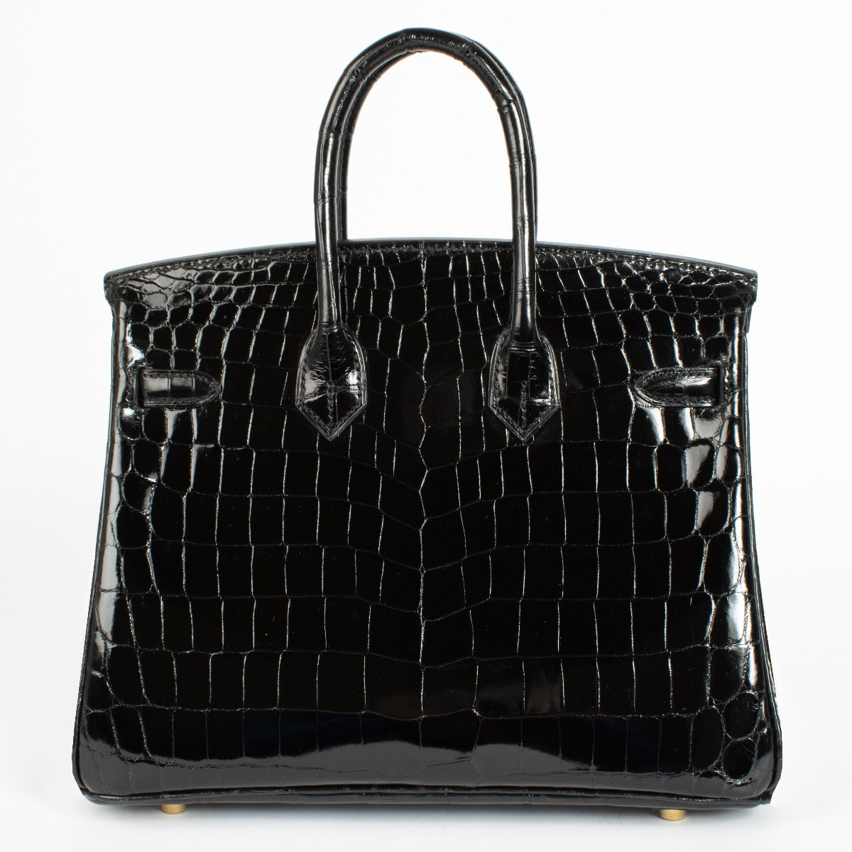 Achetez Hermès Birkin 25 Crocodile Niloticus Lisse Noir GHW dans www.labellov.com