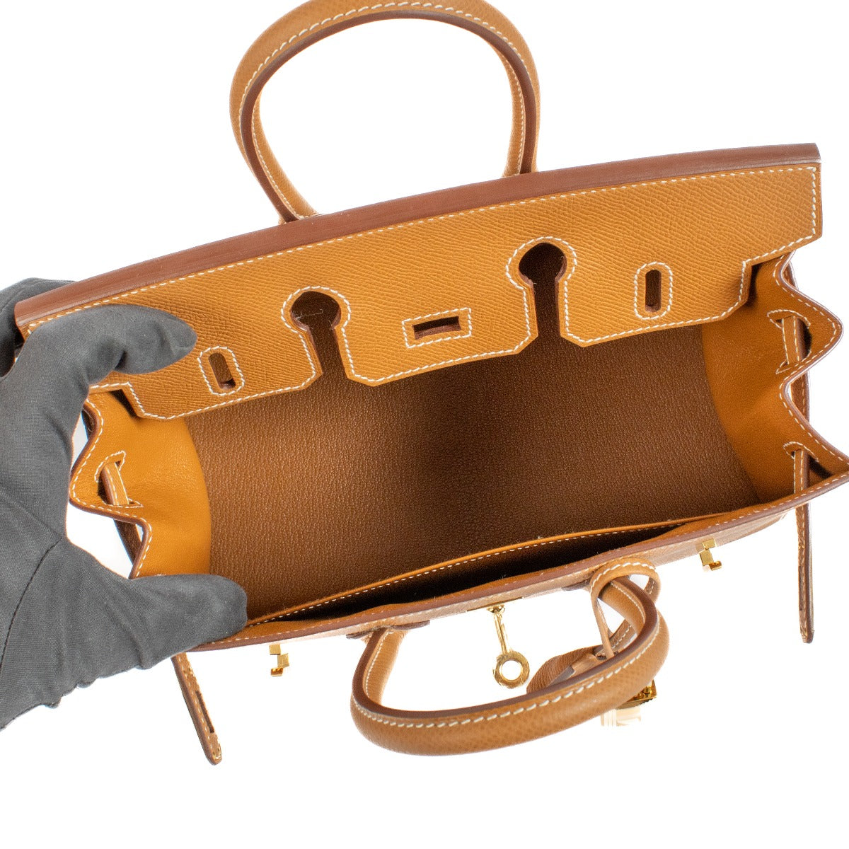 Hermès Birkin 25 Sellier Gold Epsom GHW