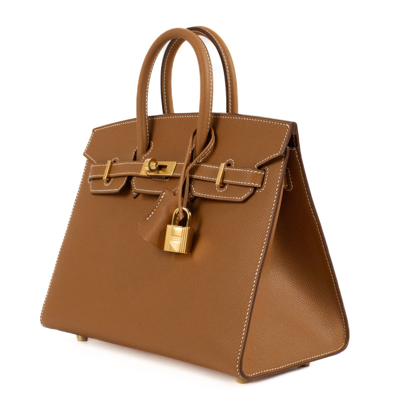 Hermès Birkin 25 Sellier Gold Epsom GHW