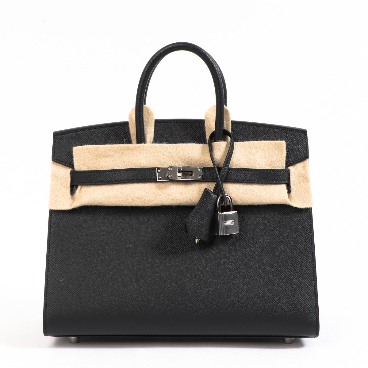 Hermès Birkin 25 Black Epsom Palladium Hardware