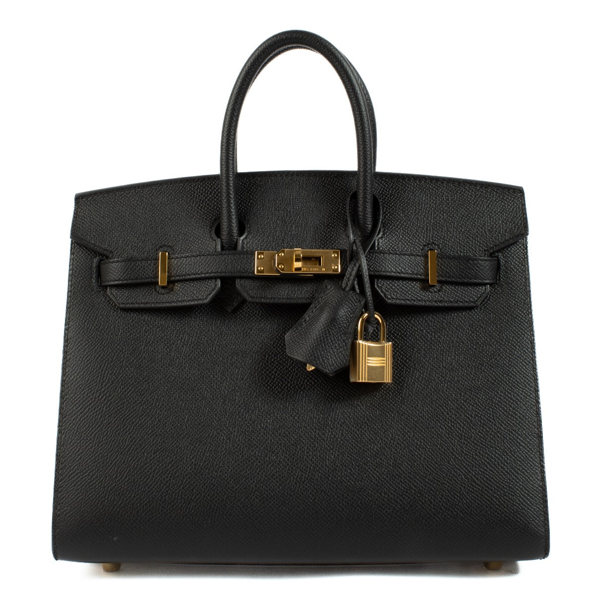 hermes birkin sellier, hermes sellier bikrin 25, hermes birkin 25 noir, hermes birkin 25 veau epsom, Hermès Birkin sellier 25 Black Epsom GHW