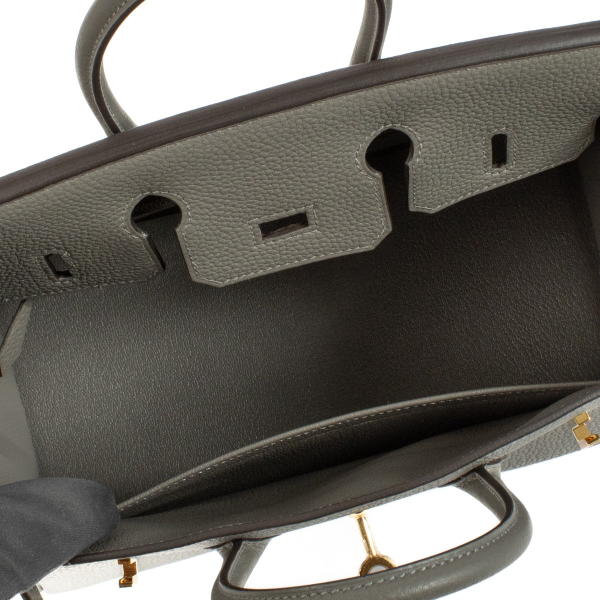 Hermès 2024 Birkin 25 Gris Meyer Togo GHW